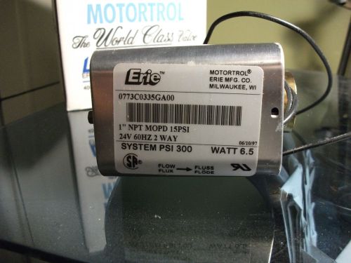 Erie controls  motorized valve for sale