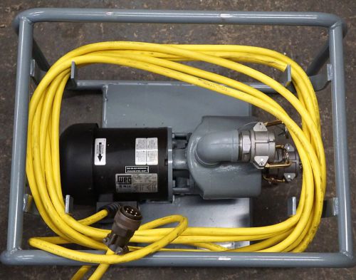 Abs 4155e-3c 1.5&#034; 1.5hp electric dewatering trash water pump 208-230 &amp; 460 vac for sale