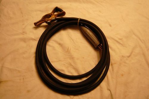 15 Ft. of #1 Welding Cable with Ground Clamp and Connector