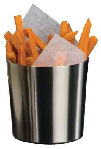 American Metalcraft FFC337 Stainless Steel Fry Cup with Satin Finish, 3-3/8-Inch