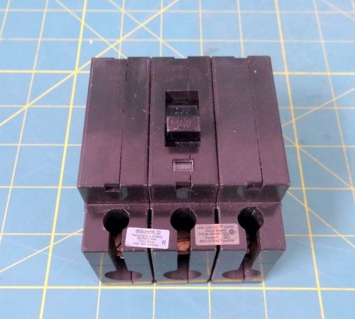 Square d eh34020 3-pole circuit breaker with on/off switch for sale