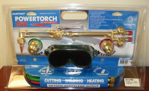 Thoroughbred Oxy-Acetylene Powertorch 250 Cutting Welding Heating Outfit  PT250