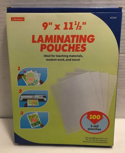 Letter Size 5 Mil 25 PK Laminating Laminator Pouches Sheets 9 x 11-1/2