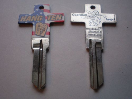 Kw1 kwikset key blanks / two painted hang ten / free shipping for sale