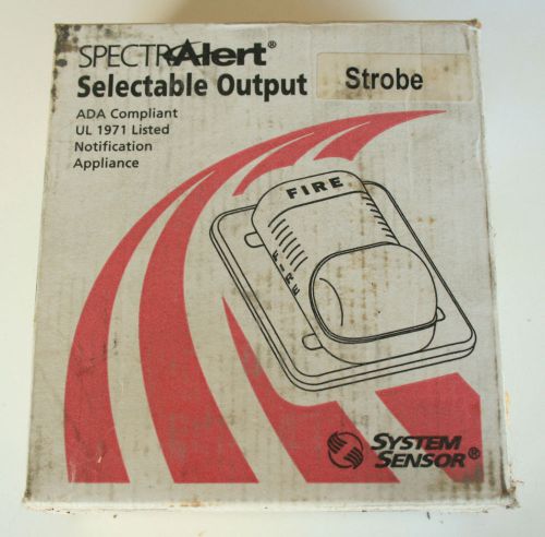 Nib spectralert  wall strobe-selectable output s1224mc system sensor for sale