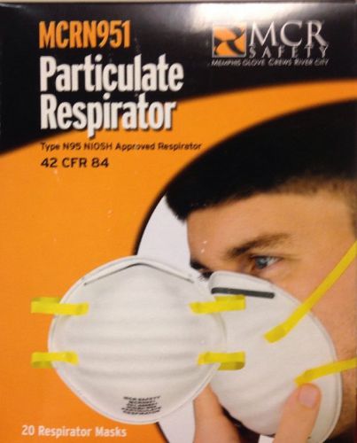 Particulate Respirator  Type N95 NIOSH Case Of 20