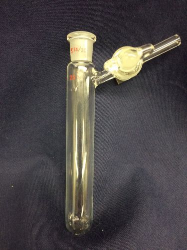 Brand new air free reaction storage schlenk tube 25ml 14/20 glass valve for sale