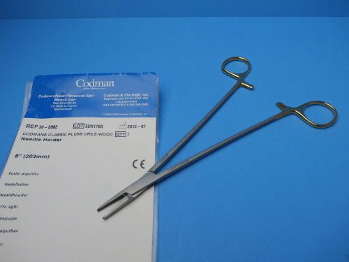 CODMAN-Classic Plus CRILE-WOOD Needle Holder 8&#034;(203mm)-Ref#36-2002