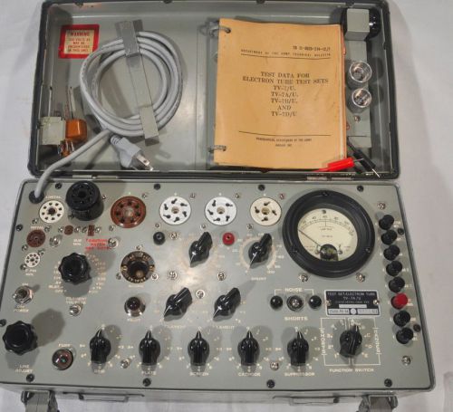 TV-7A/U Vacuum tube tester, Dan Nelson re-calibrated USED