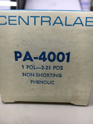 Centralab PA-4001 Non-Shorting Phenolic (LOT OF 3)