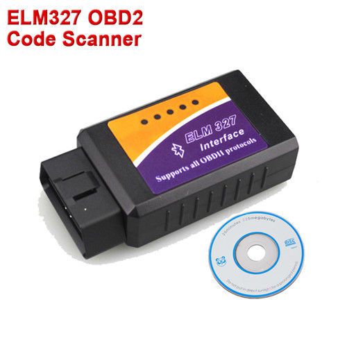 Elm327 bluetooth interface auto obd2 obd ii scanner adapter obd scan tool for sale