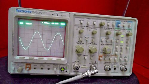 Tektronix 2430A Two Channel Digital Oscilloscope **POWER TESTED**