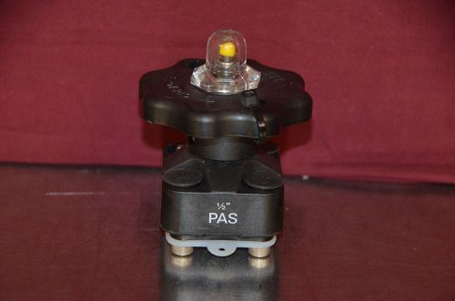 ITT Pure-Flo 1/2&#034; PAS 963 Manual Bonnet &amp; PTFE Diaphragm