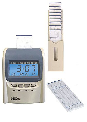 Pyramid technologies 2400 top loading 4 - column time recorder for sale