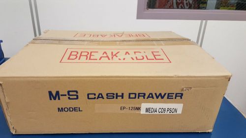 M-S Cash Drawer EP125NK-M-W - White - Epson Printer Interface - CD9