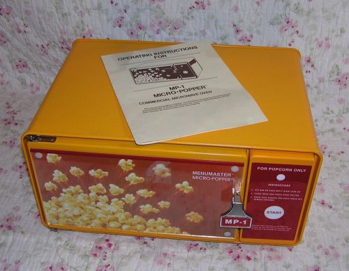 VINTAGE MENUMASTER MP1.B COMMERCIAL POPCORN MICROWAVE OVEN MP-1 AMANA