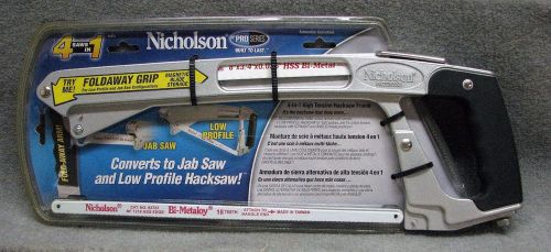 Nicholson pro series 4 saws in one with fold away grip