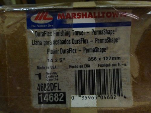 Marshalltown Finishing Trowel DuraFlex 12&#034; X 5&#034; #4682DFL Lot of 2