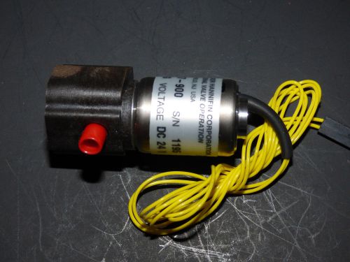 Thermo parker hplc vacuum mini valve vac-100 psig 24vdc / gv 004-0137-900 for sale