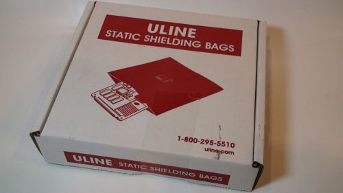 New uline static shielding bags s-2506 - 3 x 5   box of 100 for sale