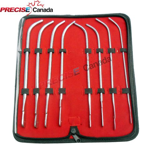 VAN BUREN SOUND URETHRAL SET OF 8 PCS GYNECOLOGY MEDICAL INSTRUMENTS