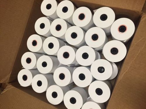 2 1/4&#034; x 165&#039; CASH REGISTER 1 PLY BOND PRINTER POS PAPER ROLL 50 ROLLS / CASE