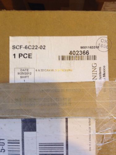 Corning SCF-6C22-02 Splice Closure Fiber (SCF), preloaded with splice trays