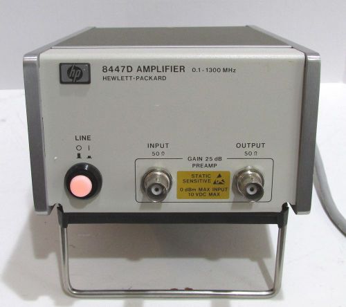 HP Agilent 8447D RF Amplifier 100 kHz - 1.3 GHz