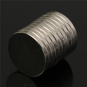 10pcs Strong Power Round Disc Slice 8 x 1mm Rare Earth Neodymium Magnets Magnet