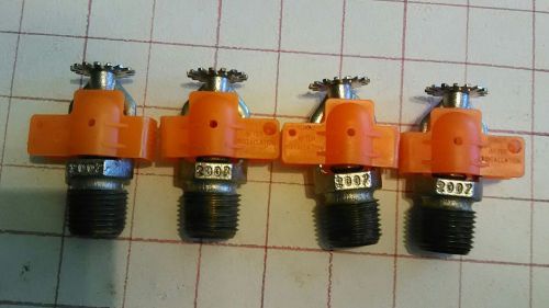 (4) Victaulic V2708 Quick Response Pendent Fire Sprinkler Heads 1/2&#034;, 155*