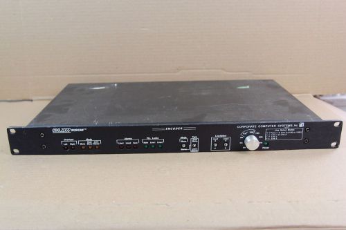 Corporate Computer Systems CDQ2000 Musicam Encoder Model No. 601651