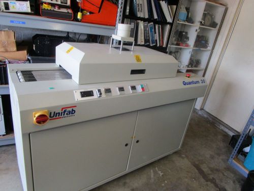3 zone reflow oven with 10 3/4&#034; wide mesh belt