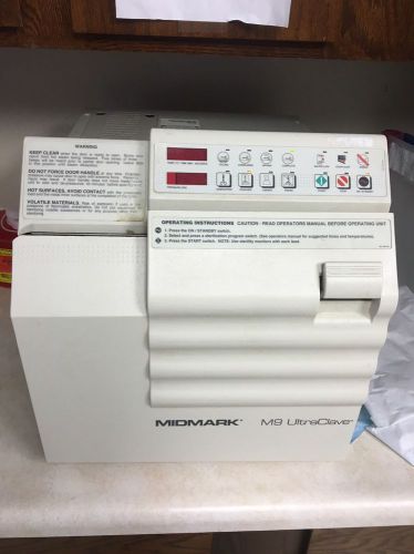 Midmark Ritter M9 Autoclave, Ultraclave. Good Condition.