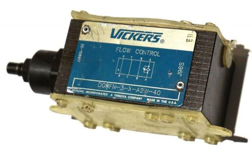 NEW VICKERS DGMFN-3-X-A2W-40 FLOW CONTROL MODULE DGMFN3XA2W40