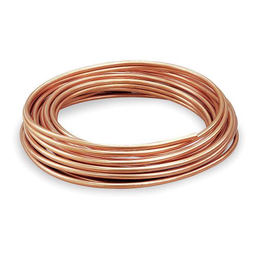 60 ft soft coil type l copper tubing, 5/8&#034; outside dia., 0.545&#034; inside dia. for sale