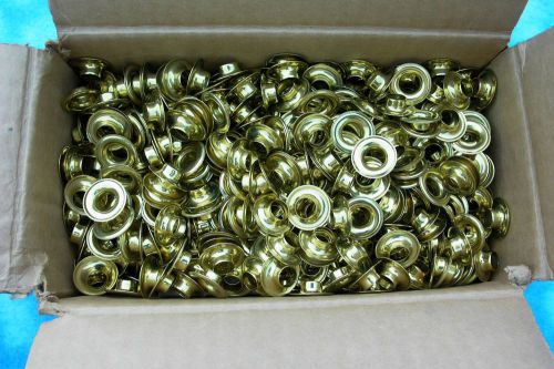 #2 BRASS GROMMETS &amp; WASHERS 3/8&#034; EYELETS  NOS