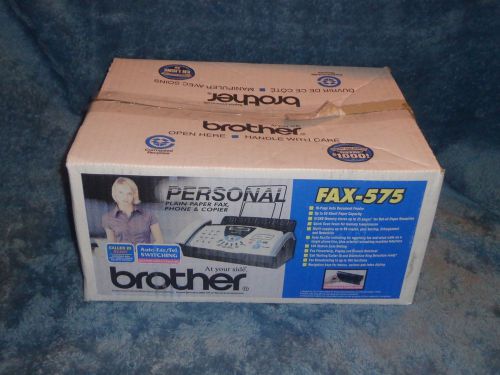 Brother FAX-575 Personal Plain Paper Fax Phone Copier GR8T CONDITION