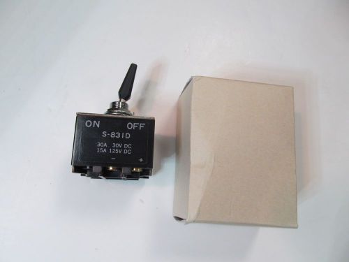 NKK SWITCHES  S831D  Toggle Switch 3PST, On-None-Off, Panel, 30 A