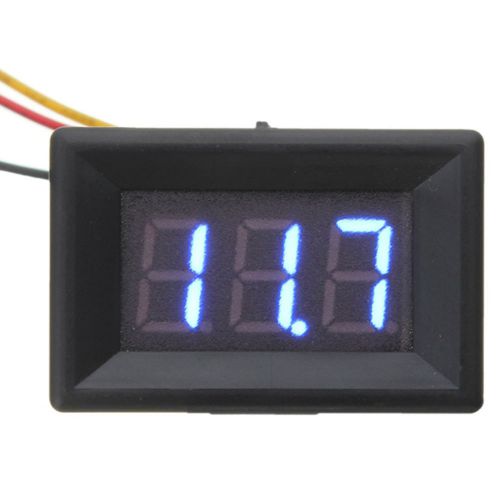 Hot DC 4.5V-30V Voltmeter LED Panel Display Digital tube DC voltage meter Blue