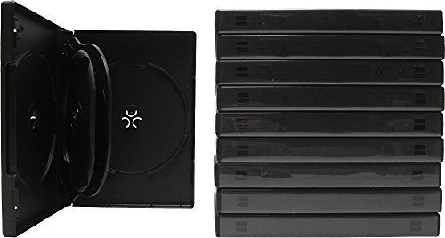 mediaxpo 10 Black 5 Disc DVD Cases