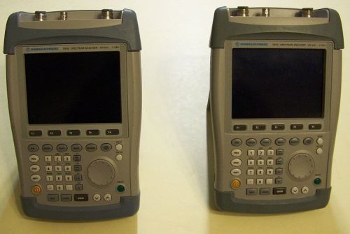 Lot 2ea R&amp;S FSH3 Spectrum Analyzers for one bid sold for parts only! No Returns.