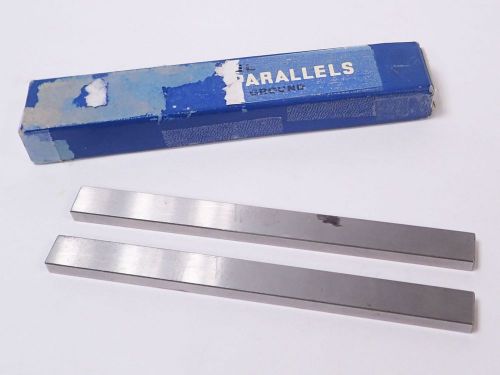 Pair of wardson precision machinist parallel blocks, 1/2&#034; x 1/4&#034; x 6&#034; for sale