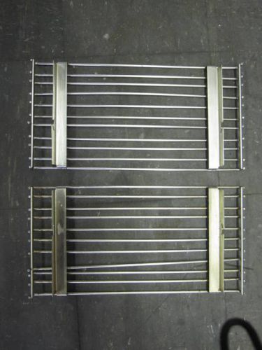 1 pair of s/s wire rack-market forge 3500  steamer sheet pan shelf oem #91-5700 for sale