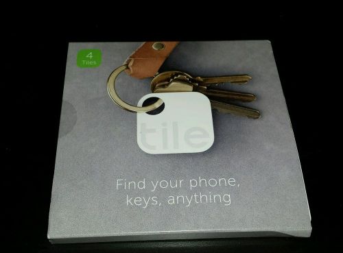 TILE MATE 4-PACK ELECTRONIC BLUETOOTH KEY FINDER DEVICE TRACKER - NIB - DEAL!!!