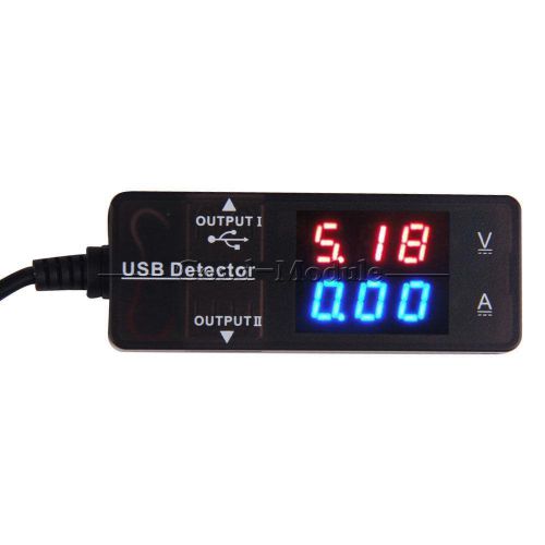 LED Digital USB Charger Doctor Voltage Current Meter Tester Power Detector LCD