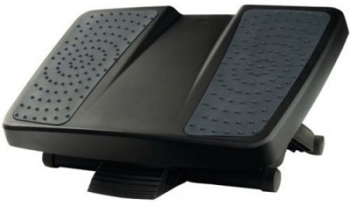 Fellowes Brand New Multi Black Gray Plastic 4.5x18.3X13.9 Ultimate Foot Support