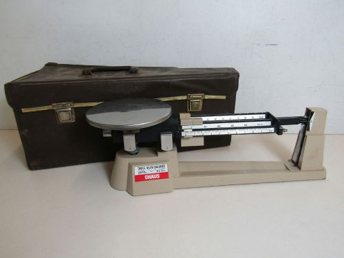 Ohaus triple beam balance scale 700 series grams in original case for sale