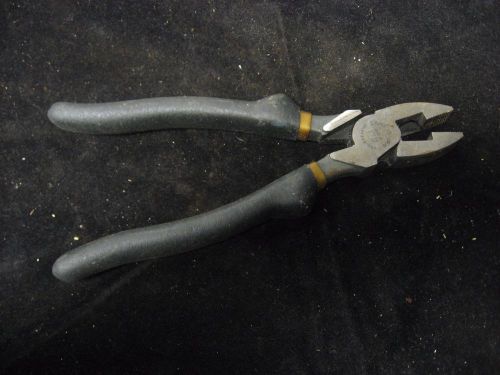 Craftsman 45593 professional linesman pliers wf usa made 9-1/2&#034; long for sale