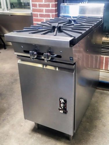 2014 montague 18-5a legend 18&#034; heavy duty gas range with two open burners for sale