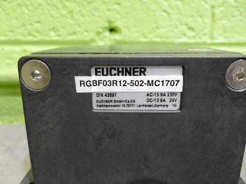 EUCHNER RGBF03R12-502-MC1707 *NEW NO BOX*